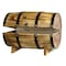 Vintiquewise Wooden Barrel Treasure Chest QI003066 - alternate 3